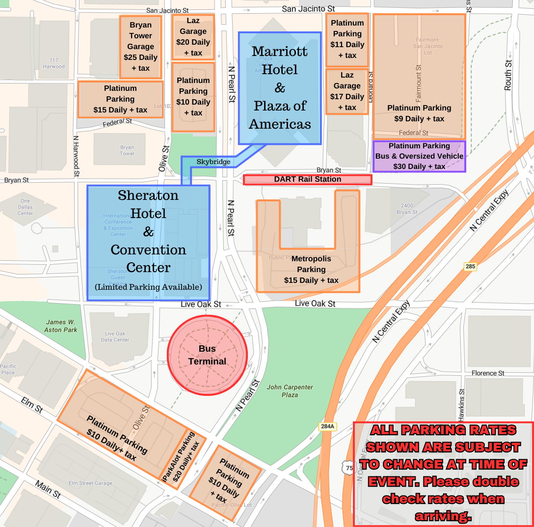 2025 TFF Parking Map